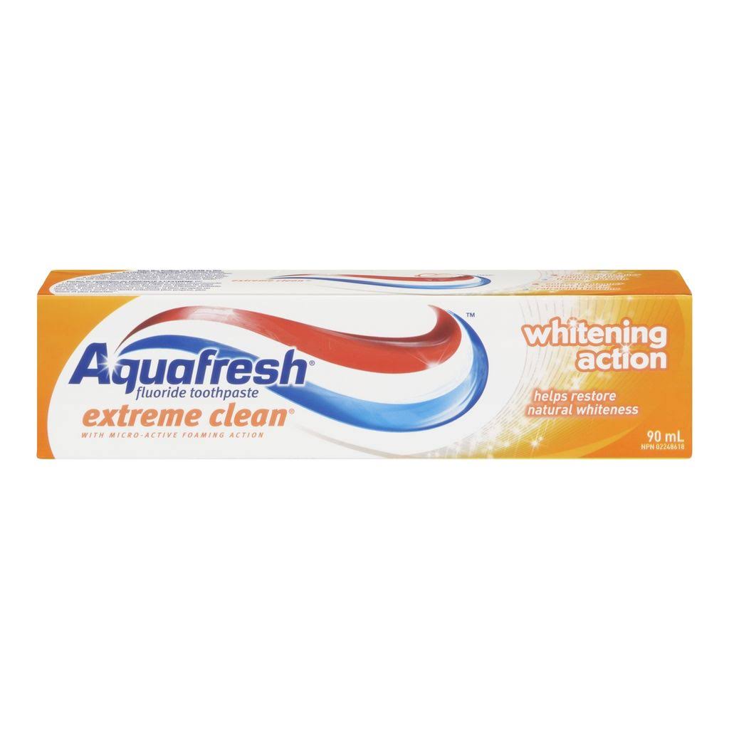 Aquafresh Extreme Clean Whitening Action Toothpaste