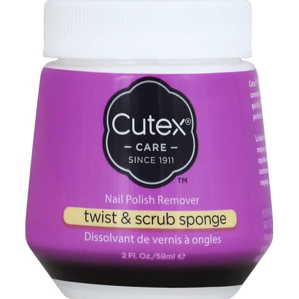Cutex Nail Polish Remover Twist & Scrub Sponge