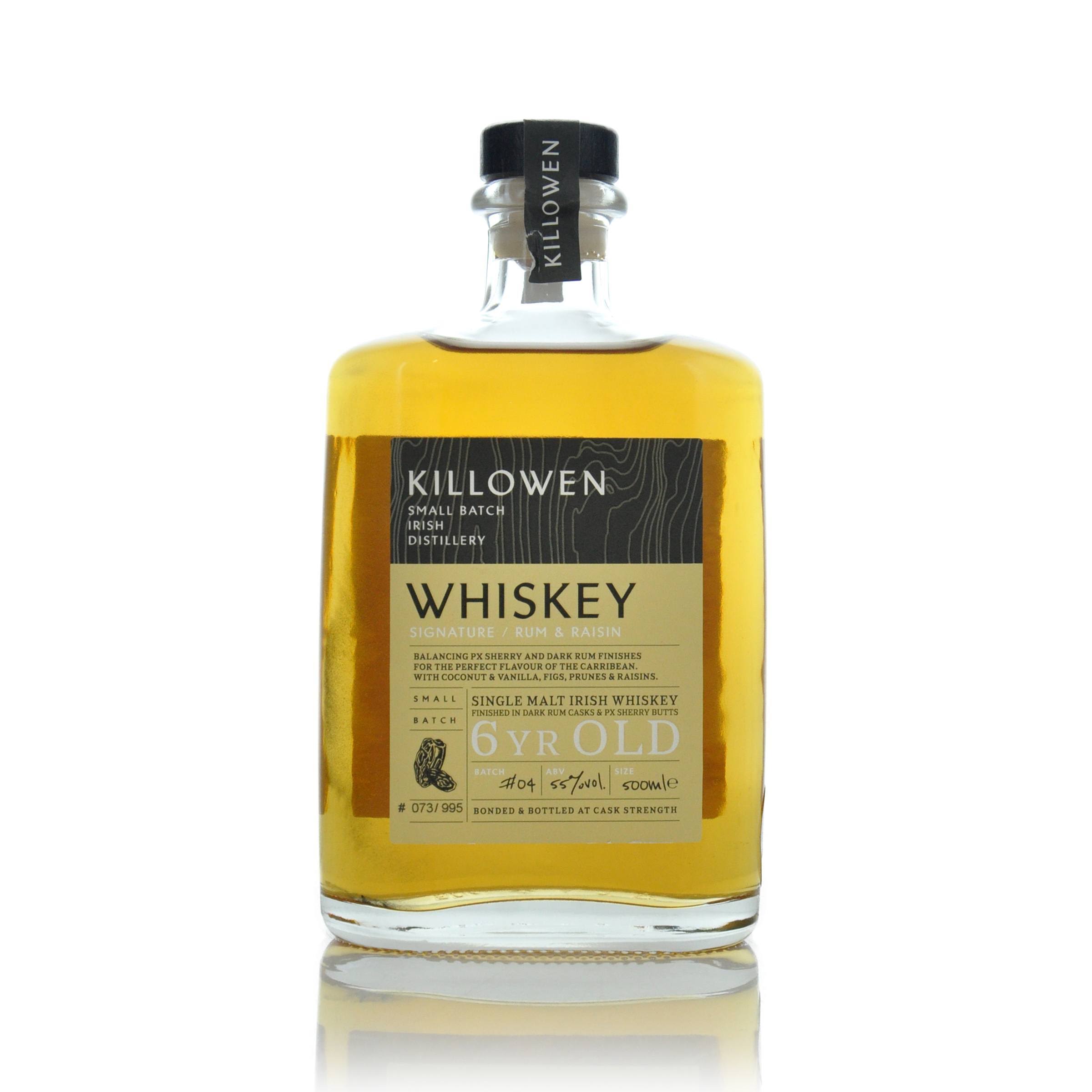 Killowen Rum & Raisin 5 Year Old Single Malt Irish Whisky