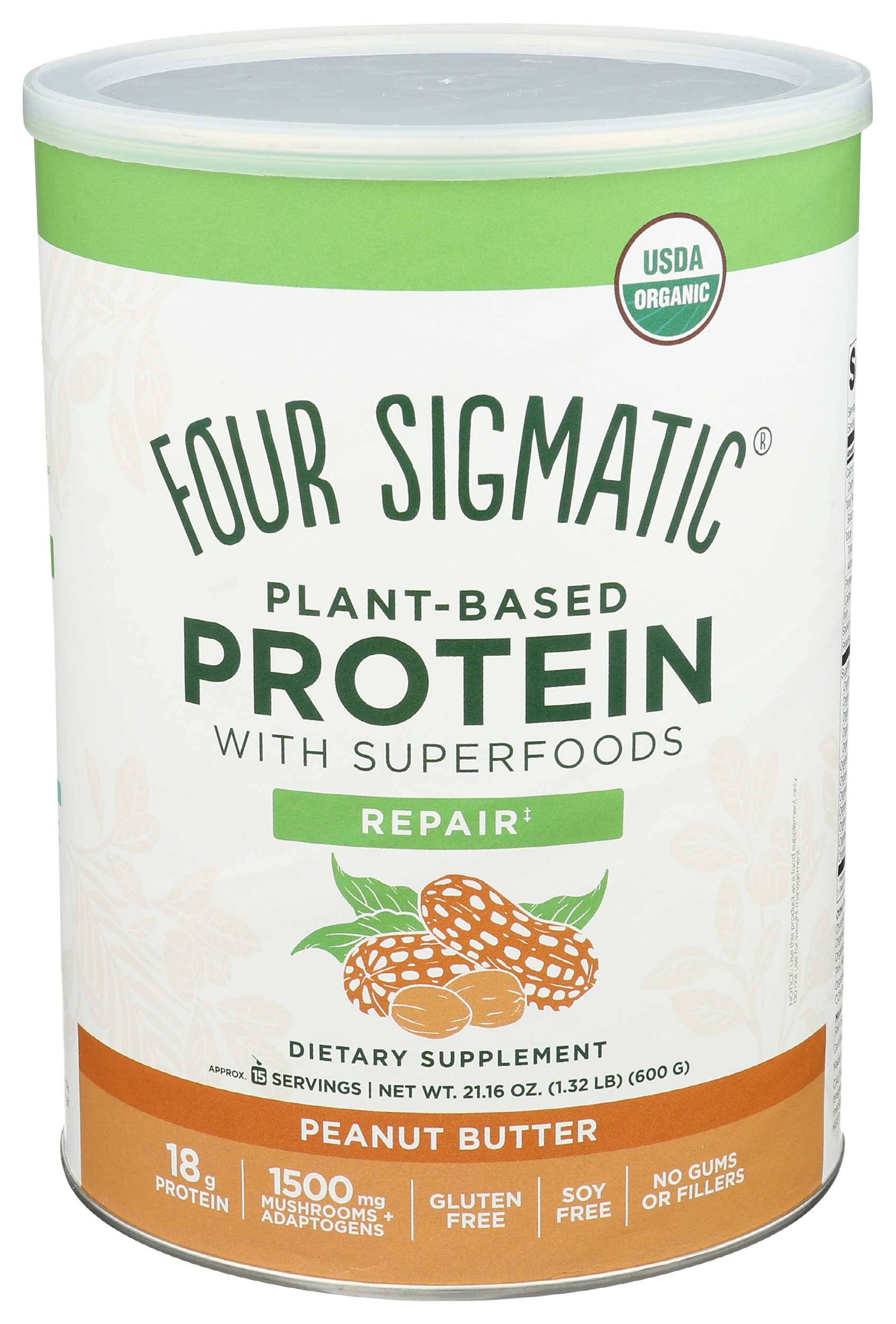 Plant-Based Protein with Superfoods Peanut Butter 21.16