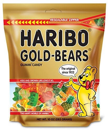 Haribo Original Gold-Bears Gummi Candy - 10 oz