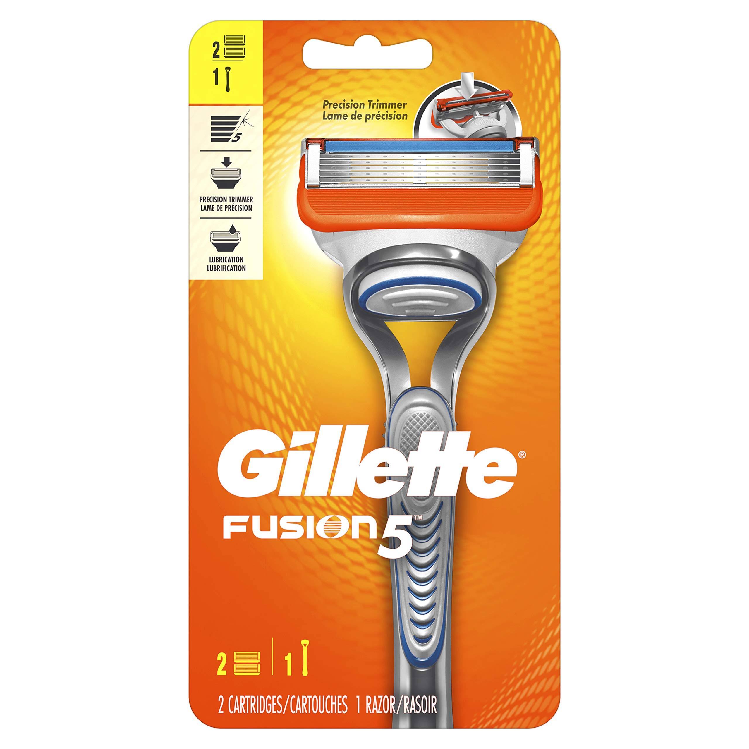 Gillette Fusion5 Precision Trimmer Blades Razor with Cartridge