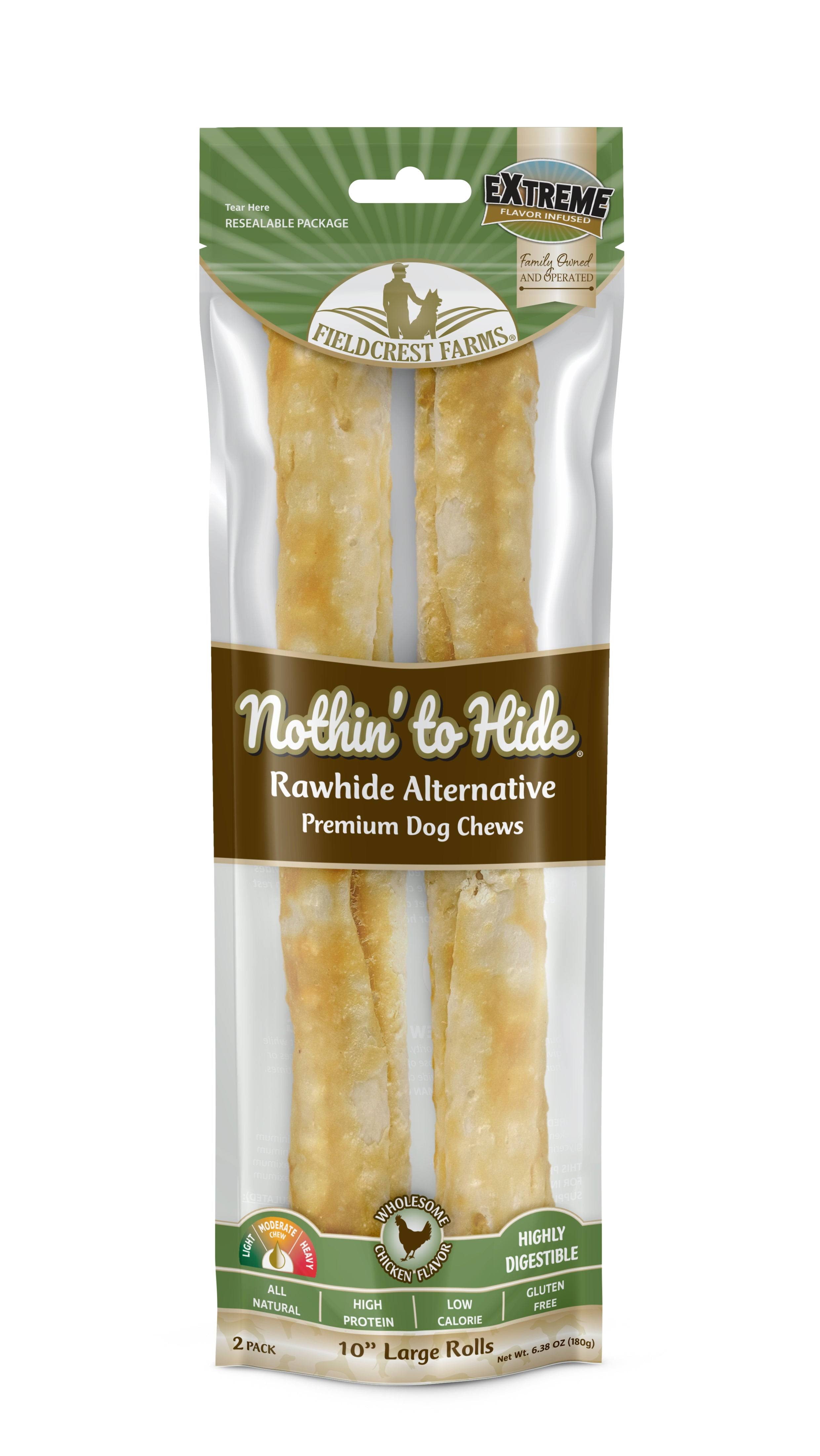 Nothin to Hide Chicken Roll Dog Treat 2 Pack - Large