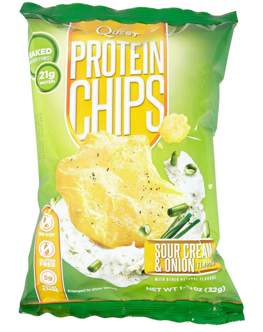 Quest Chips by Quest Nutrition - Box of 8 / Cheddar & Sour Cream