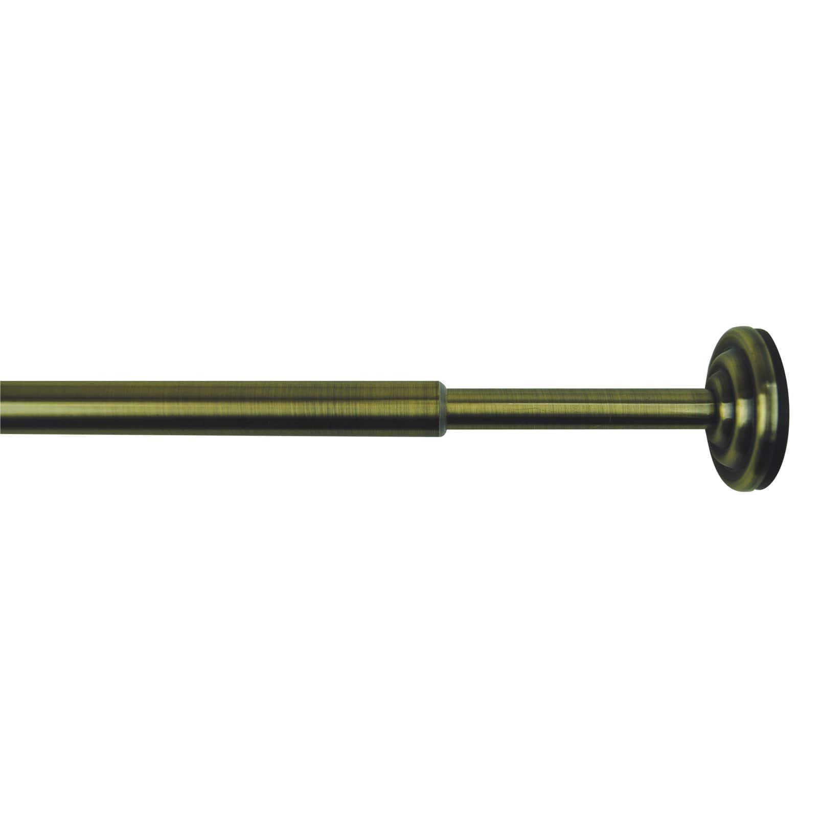 Versailles Home Fashions 24-36in Mini Tension Rod Brass