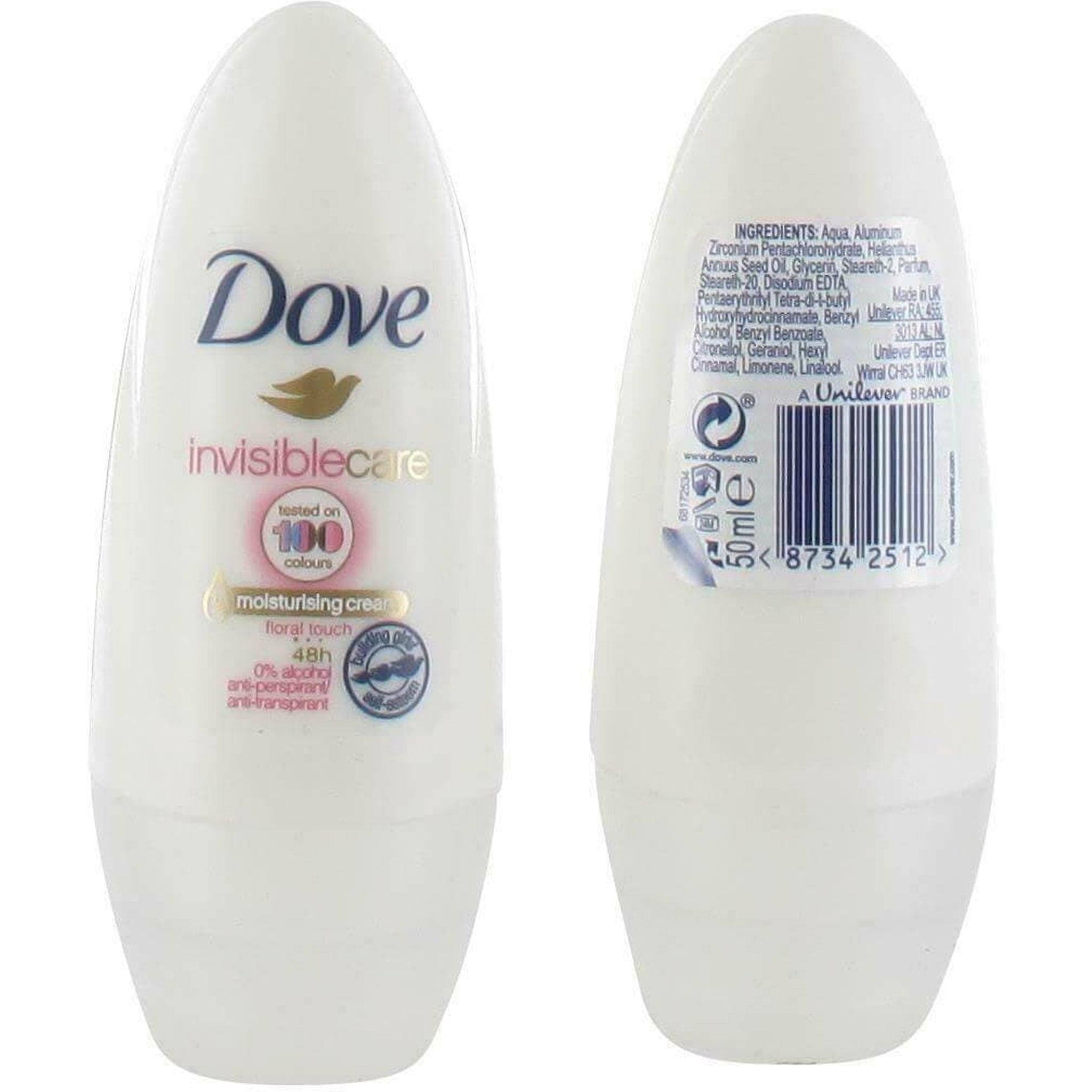 Dove Anti-Perspirant Deodorant Roll-On Invisible Care 50ml