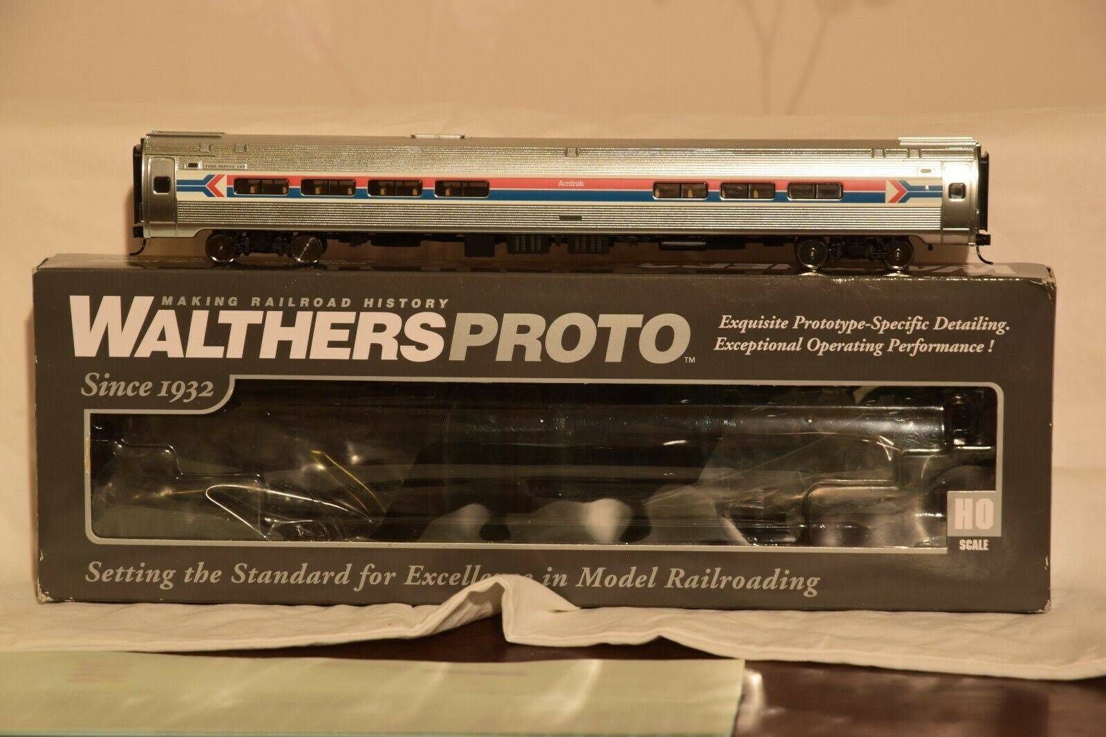 Walthers Proto HO Amfleet I Amcafe Amtrak Train Model Kit