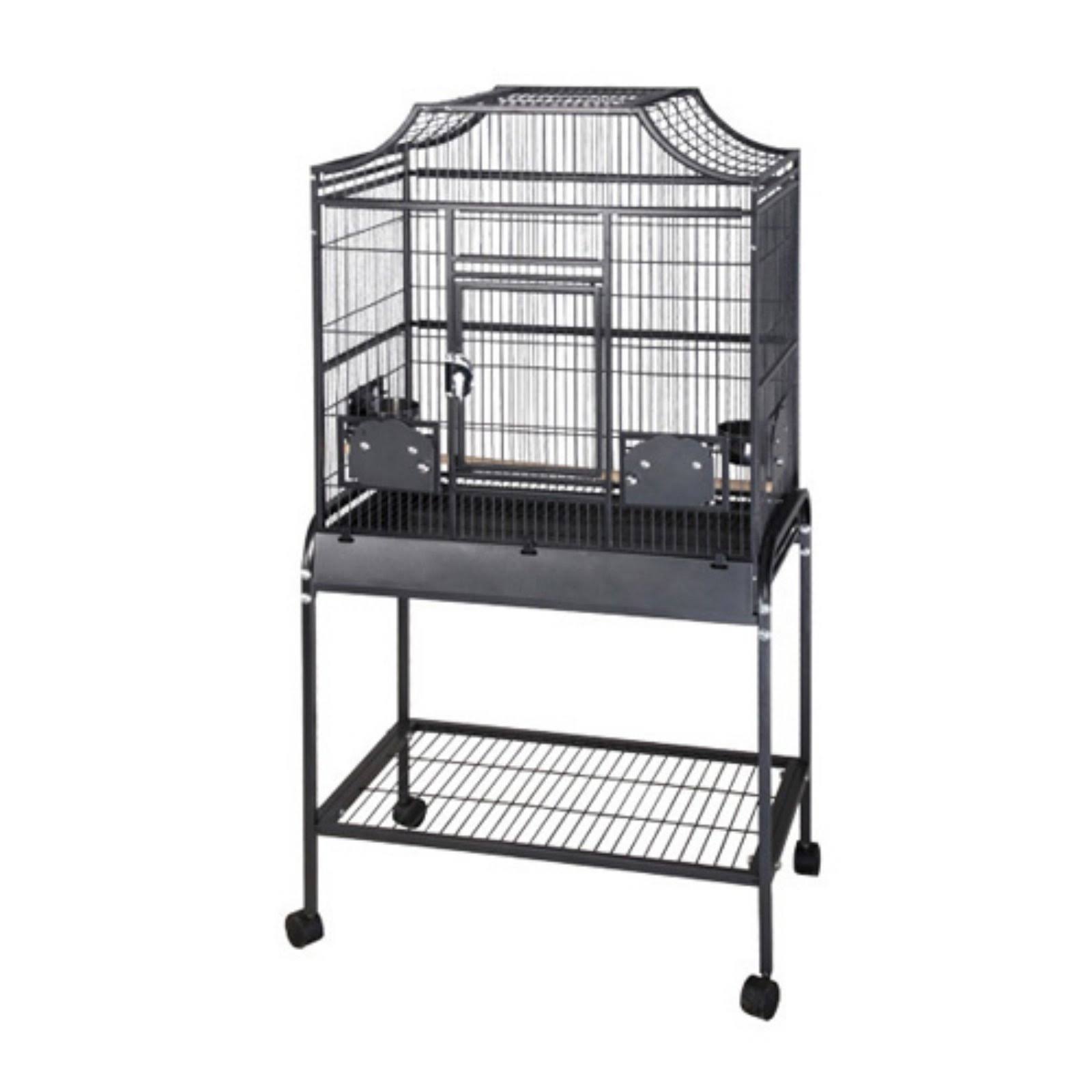 A and E Cage Co. Elegant Style Bird Cage - Black