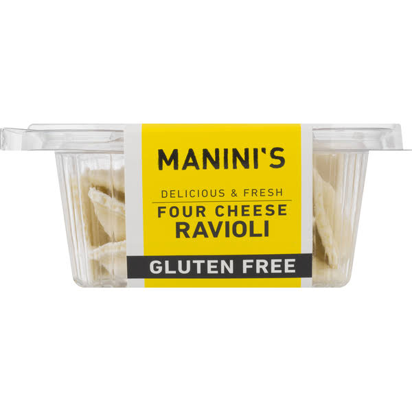 Maninis Ravioli, Gluten Free, Four Cheese - 9.5 oz