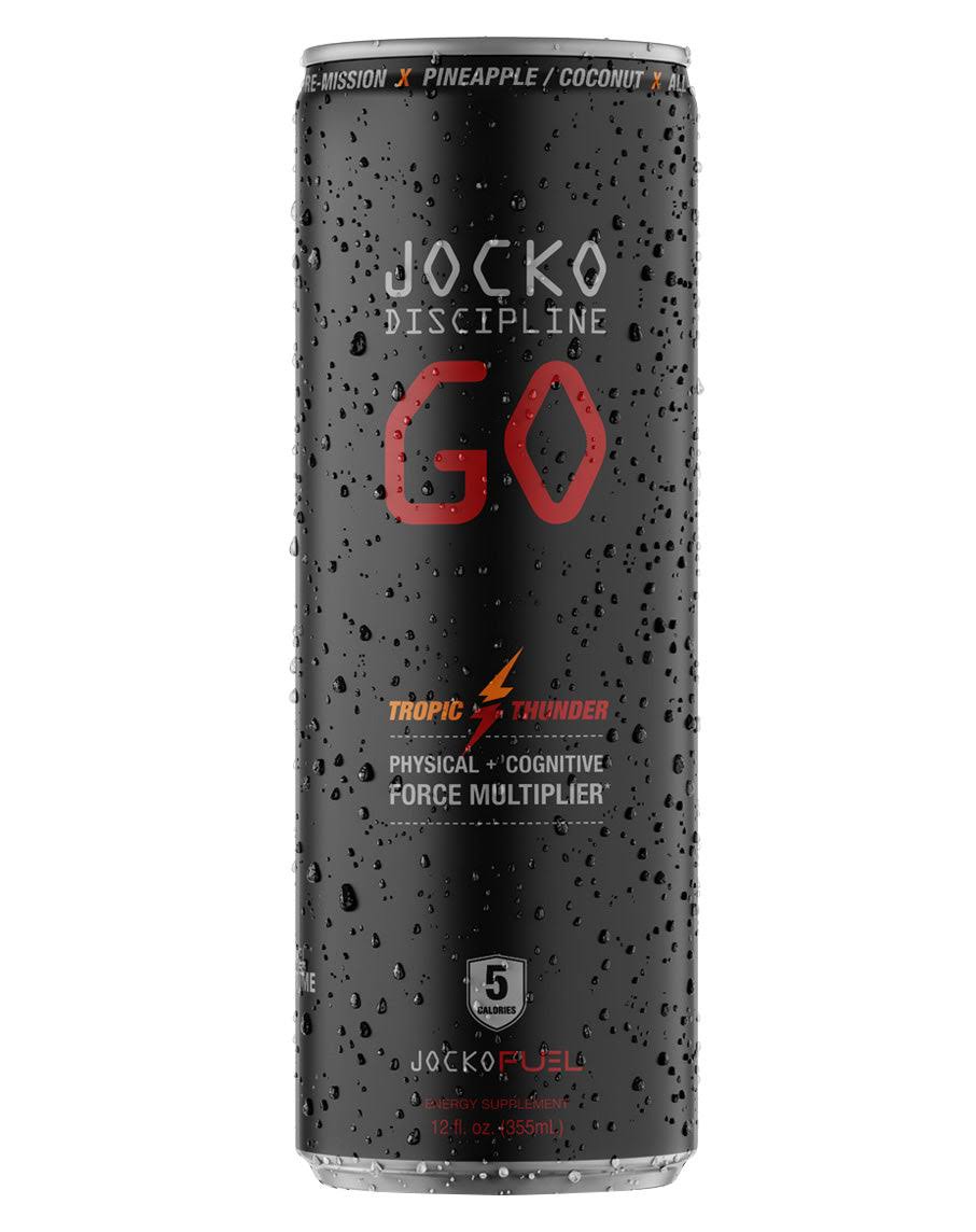 Jocko Go Energy Drink, Tropic Thunder - 12 fl oz