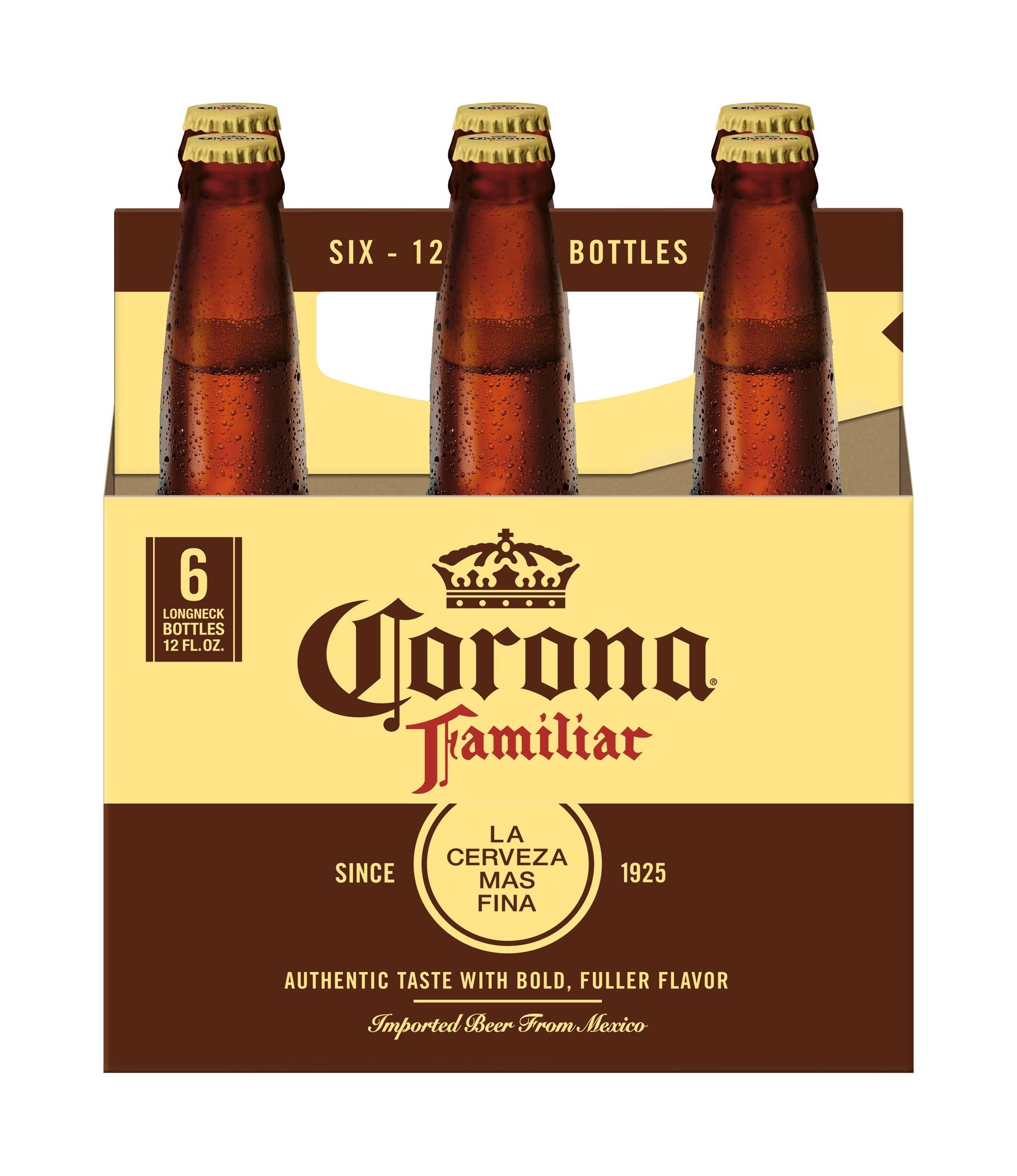 Corona Familiar Premier Beer - 6 Pack, 12oz