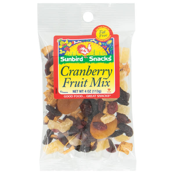 Sunbird Snacks Cranberry Fruit Mix, 4 oz (6)