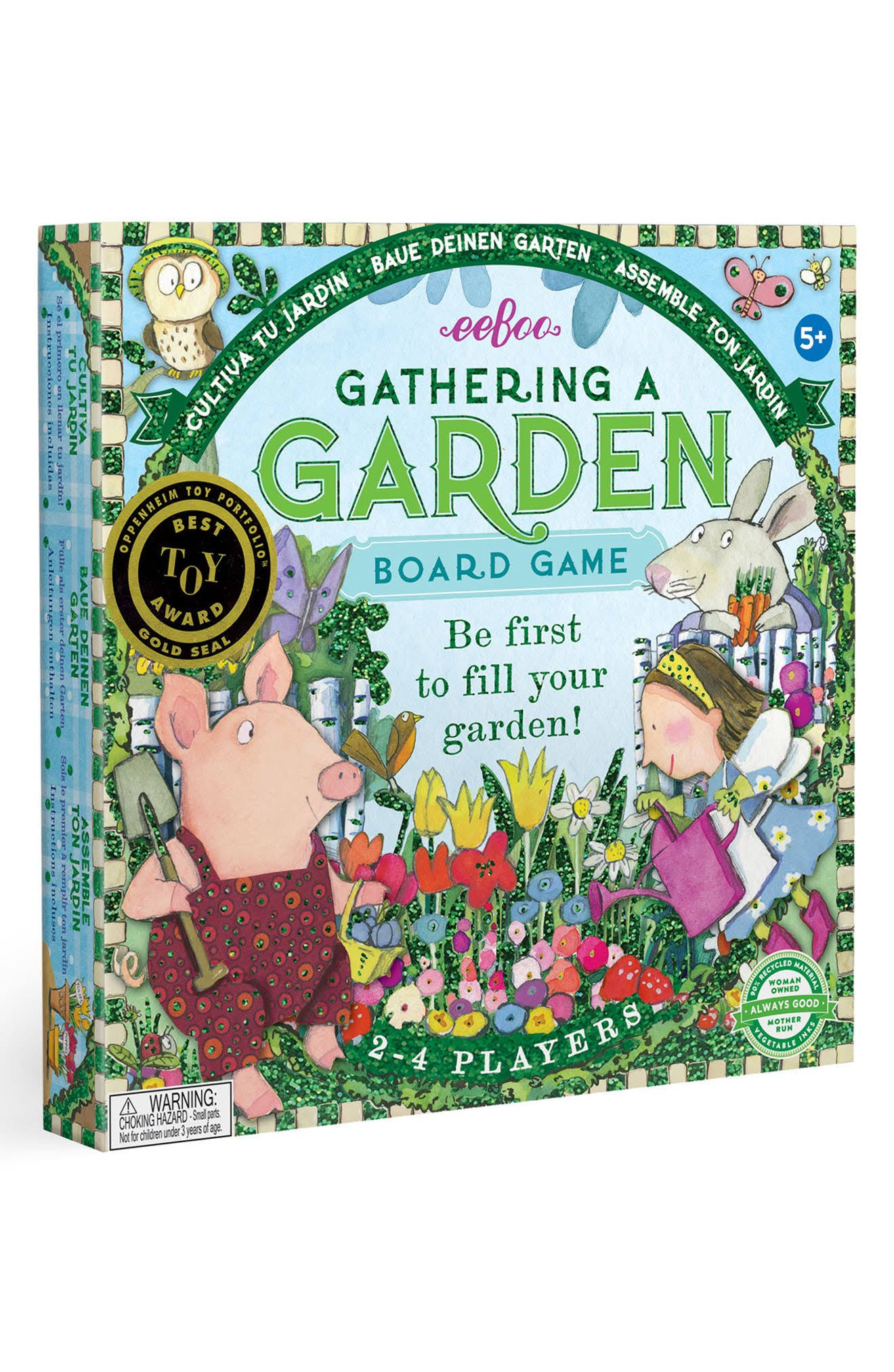 Eeboo - Gathering a Garden Board Game