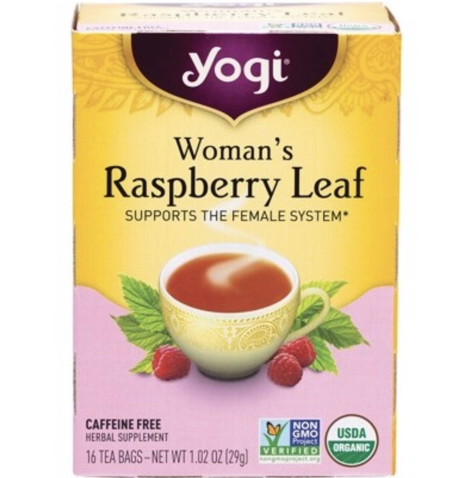 Yogi Woman's Raspberry Leaf Tea - 16ct, 1.02oz