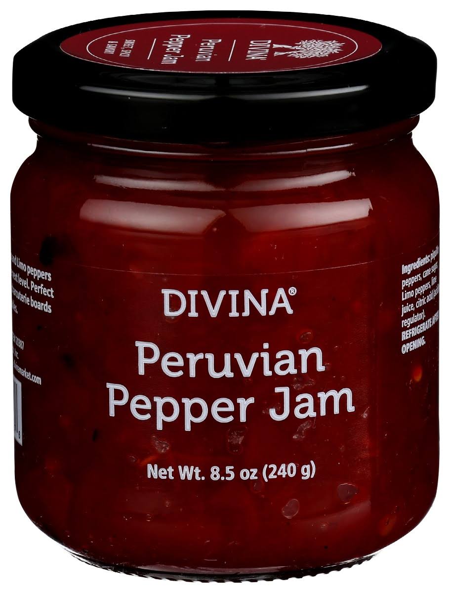 Divina Peruvian Pepper Jam - 8.5 oz