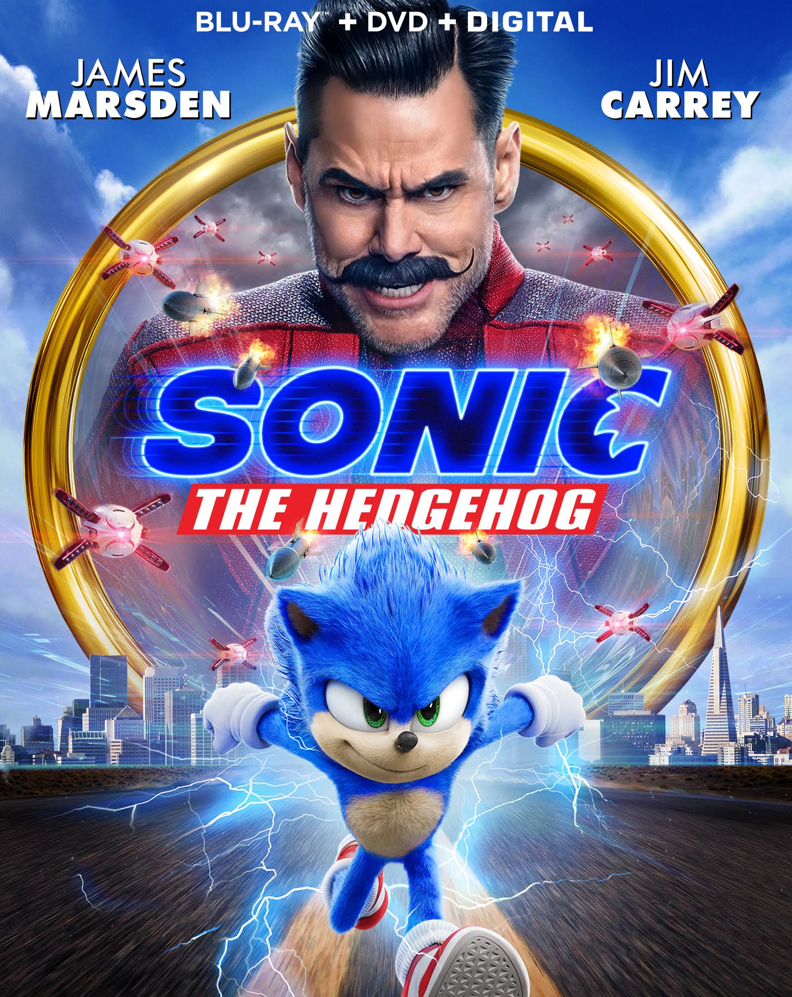 DVD Blu-ray Sonic The Hedgehog