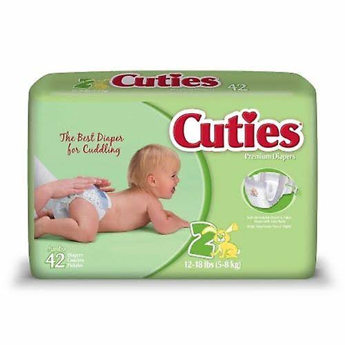 Cuties Baby Diapers - Size 2, 42ct