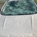 Huge hail smashes windshields and injures drivers on Alberta highway