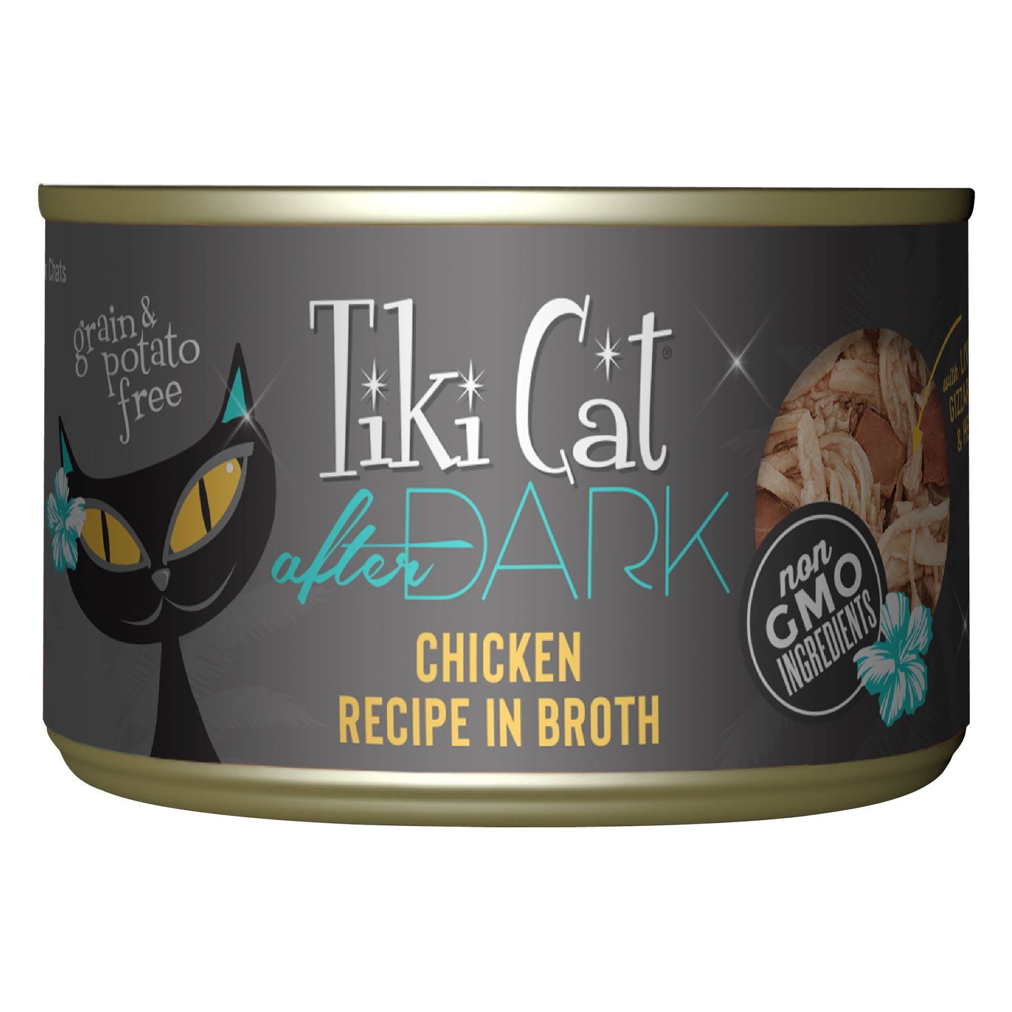 Tiki Cat After Dark Cat Food - Chicken, 5.5oz