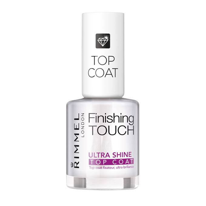 Rimmel London Finishing Touch Ultra Shine Top Coat Nail Polish - Clear, 12ml