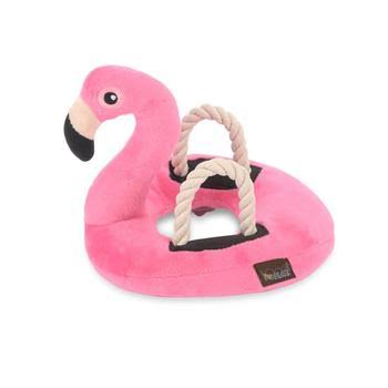 Five and Dime - Flamingo Float - Plush Dog Toy