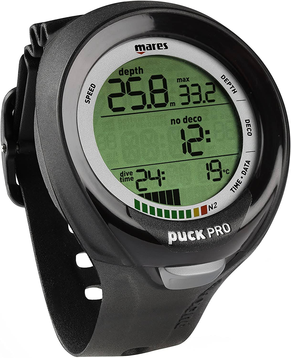 Mares Dive Computer for Scuba Wrist Watch - Black