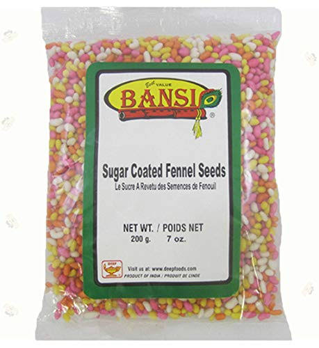 Bansi Sugar Coated Fennel Seeds 7oz