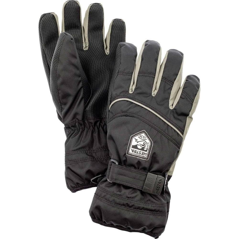Hestra PrimaLoft Junior Glove - Black/Grey - Size: 7