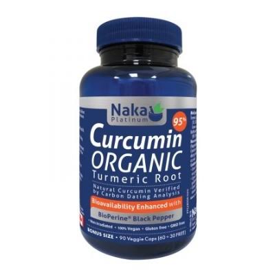 Naka Platinum Curcumin 95% Organic 60+30 Veggie Caps