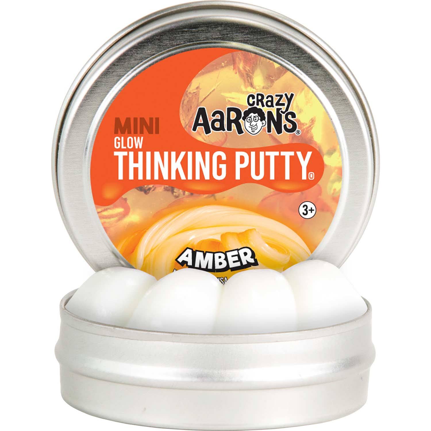 Crazy Aaron's Glow Thinking Putty - Amber