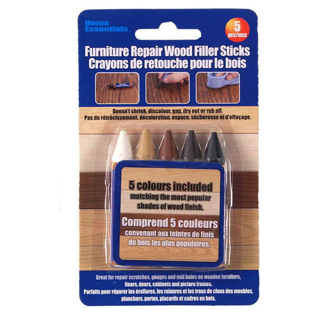 Sayal 83001 - Wood Filler Sticks For Furniture Repair Mixed Colors