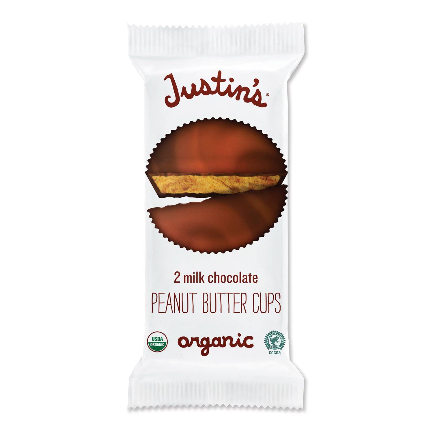 Justin's Milk Chocolate Peanut Butter Milk Cups - 1.4oz