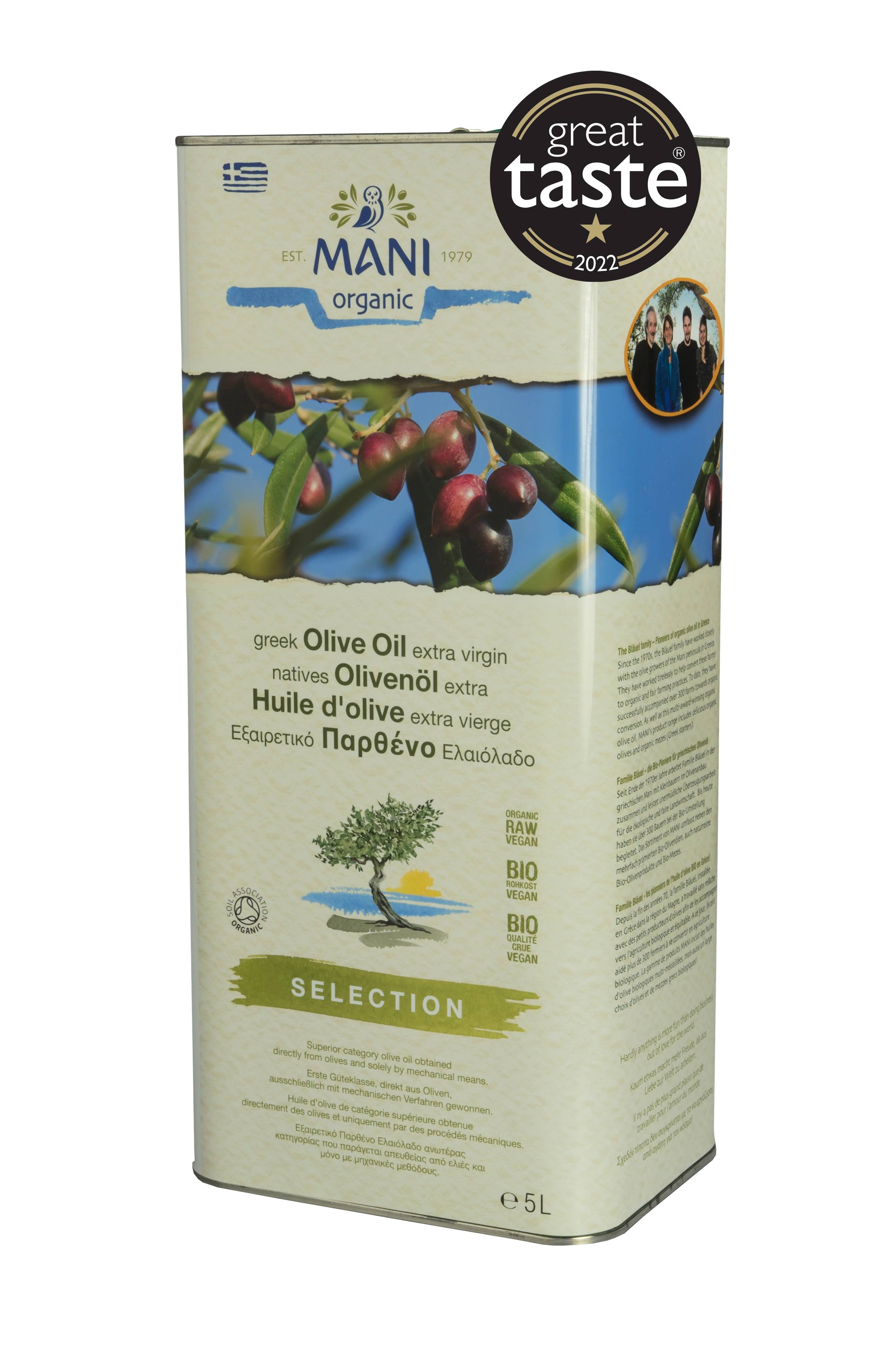 MANI Native Extra Virgin Olive Oil - 5l