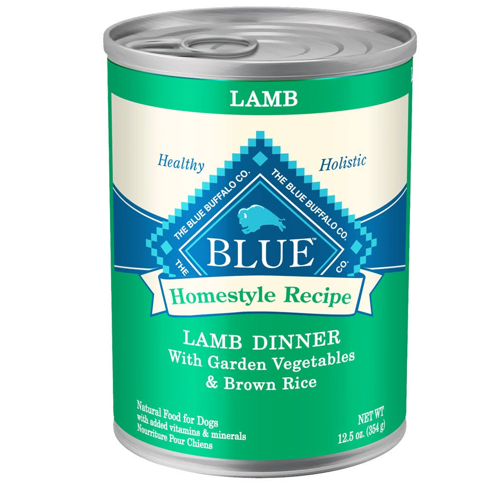 Blue Buffalo Canned Dog Food - Lamb and Vegetables, 12.5oz