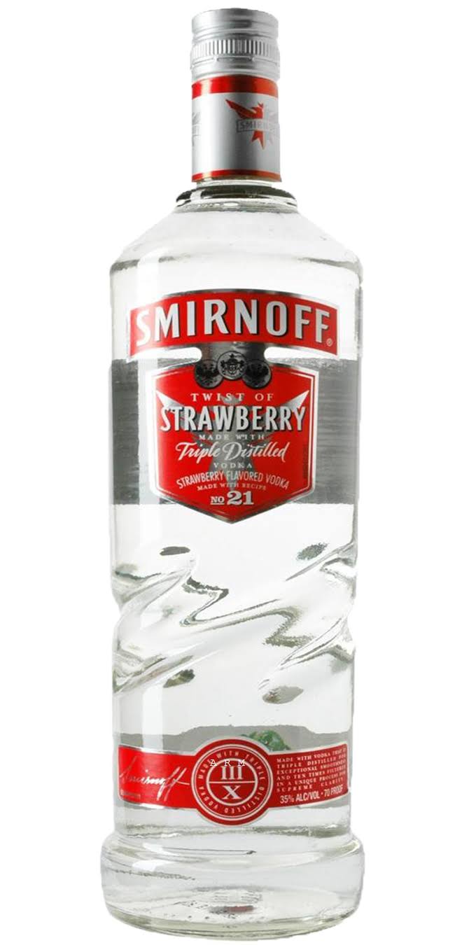 Smirnoff Twist of Strawberry Vodka - 1.75lt