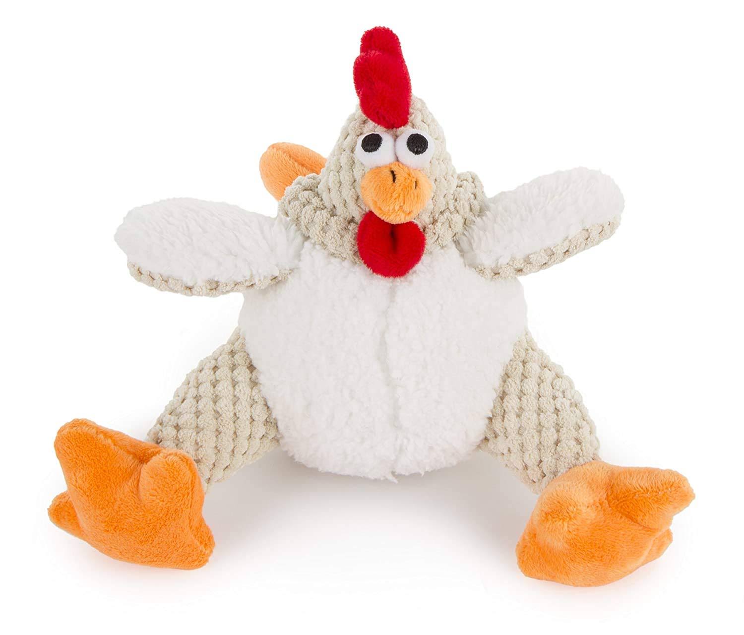 Godog Checkers Fat Rooster With Chew Guard Small