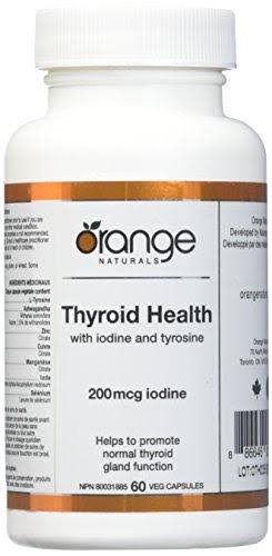 Orange Naturals Thyroid Health Vegetable Capsules - 60ct