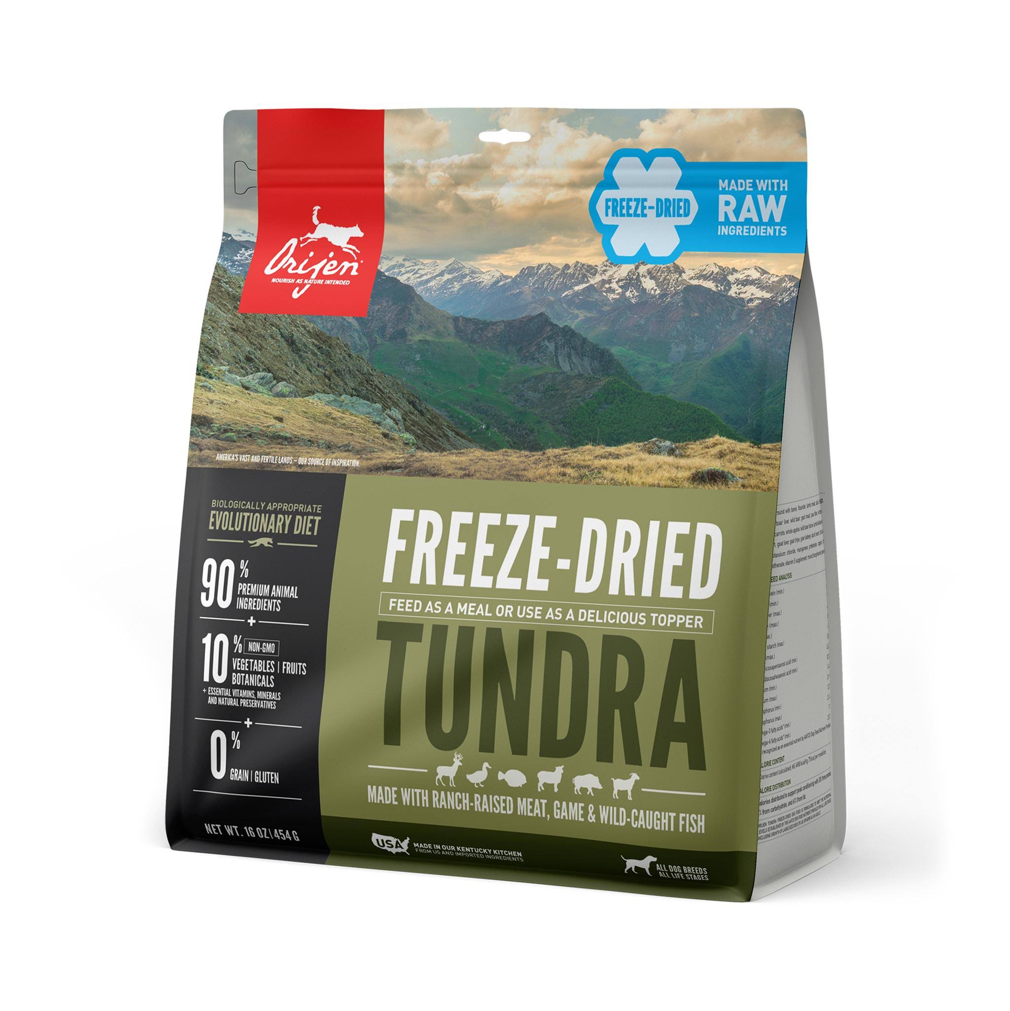 Orijen Freeze-Dried Tundra Dog Food - 16 oz