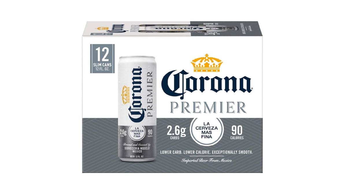 Corona Premier Beer - 12 pack, 12 fl oz cans