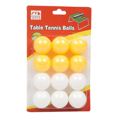 Table Tennis Ball 12pc 2assorted / P Wholesale, Cheap, Discount, Bulk (Pack of 96)