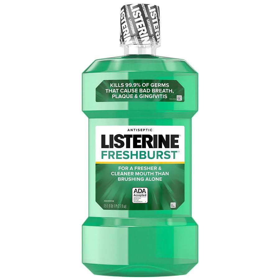 Listerine Fresh Burst Antiseptic Mouthwash - 1.5l
