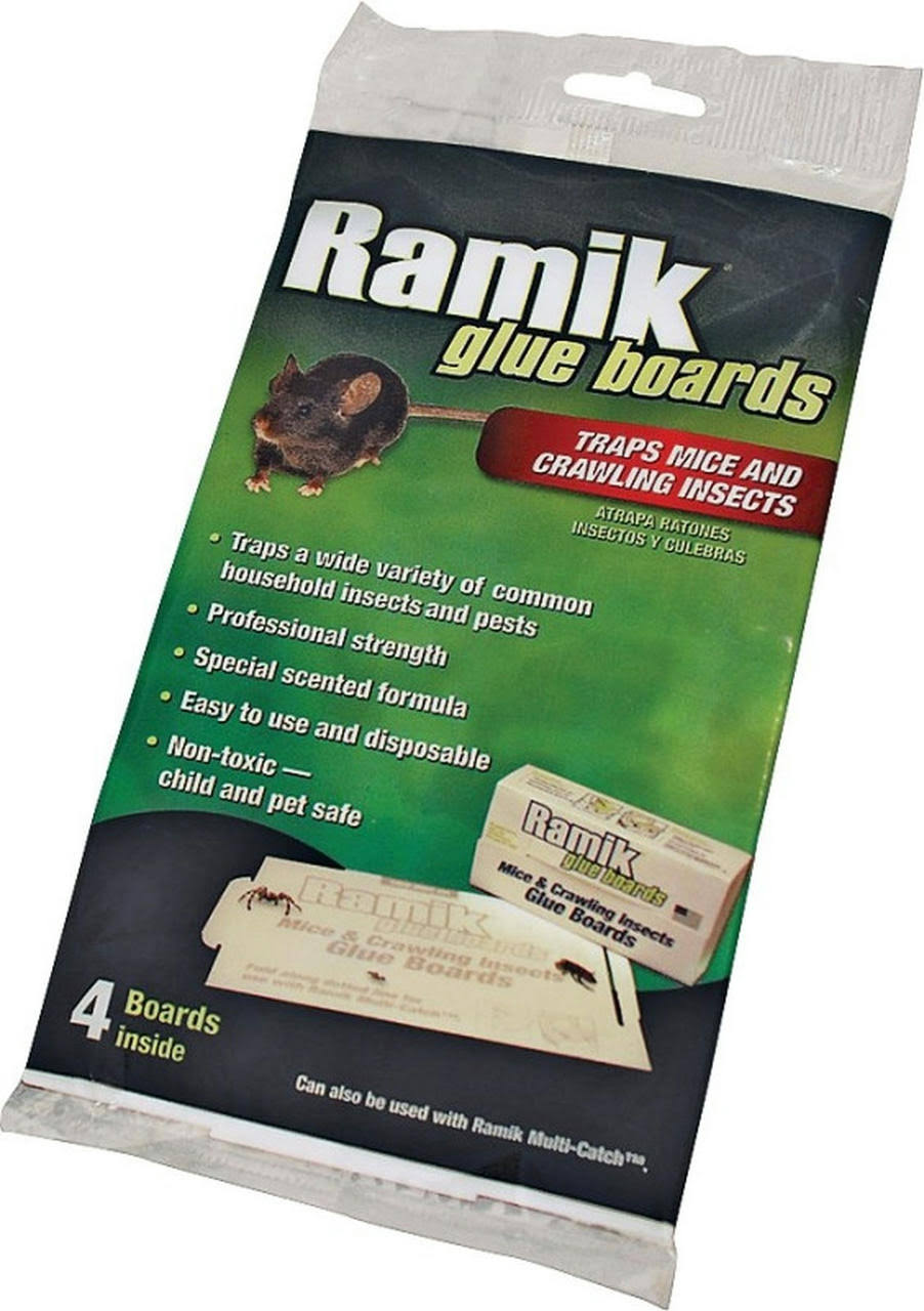 Ramik Mouse/Insect Glue Board - 4pk
