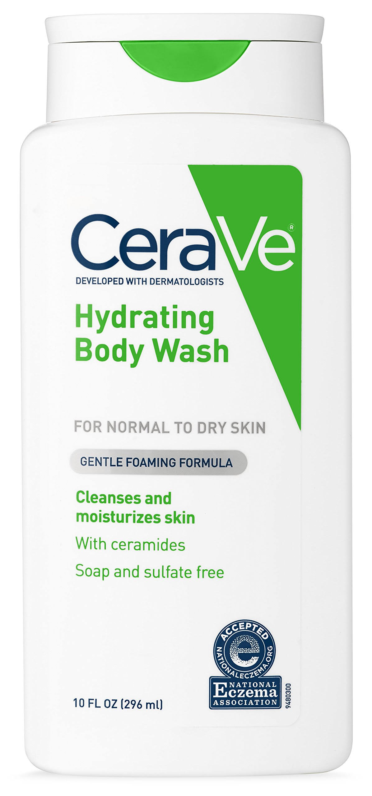 CeraVe Hydrating Body Wash For Normal to Dry Skin 10 oz