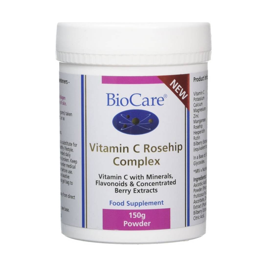 BioCare Vitamin C Rosehip Complex Powder, 150 G