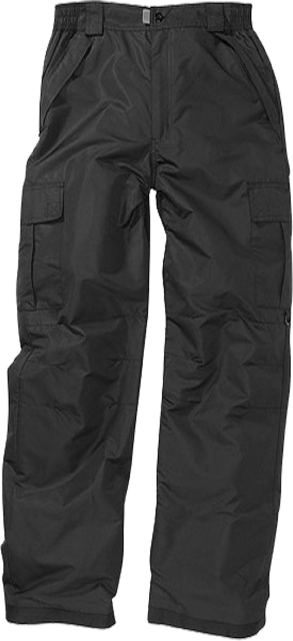 Pulse Men's Black Cargo Snowboard Pants