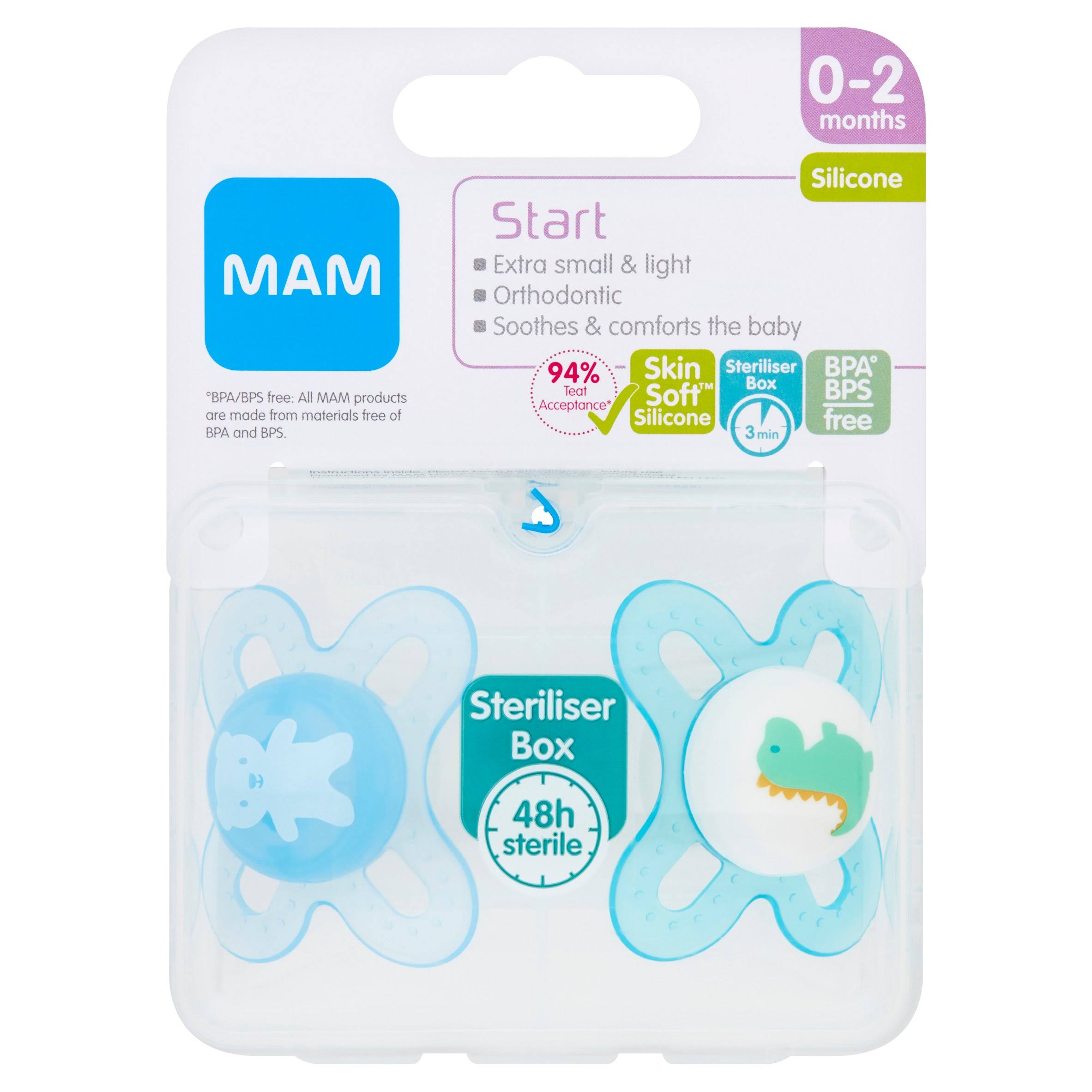 Mam Start Soothers 0-2M