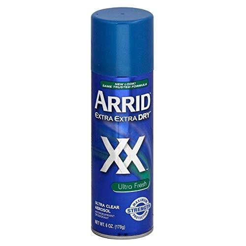Arrid XX Extra Extra Dry Ultra Clear Aerosol Antiperspirant Deodorant - Ultra Fresh, 6oz