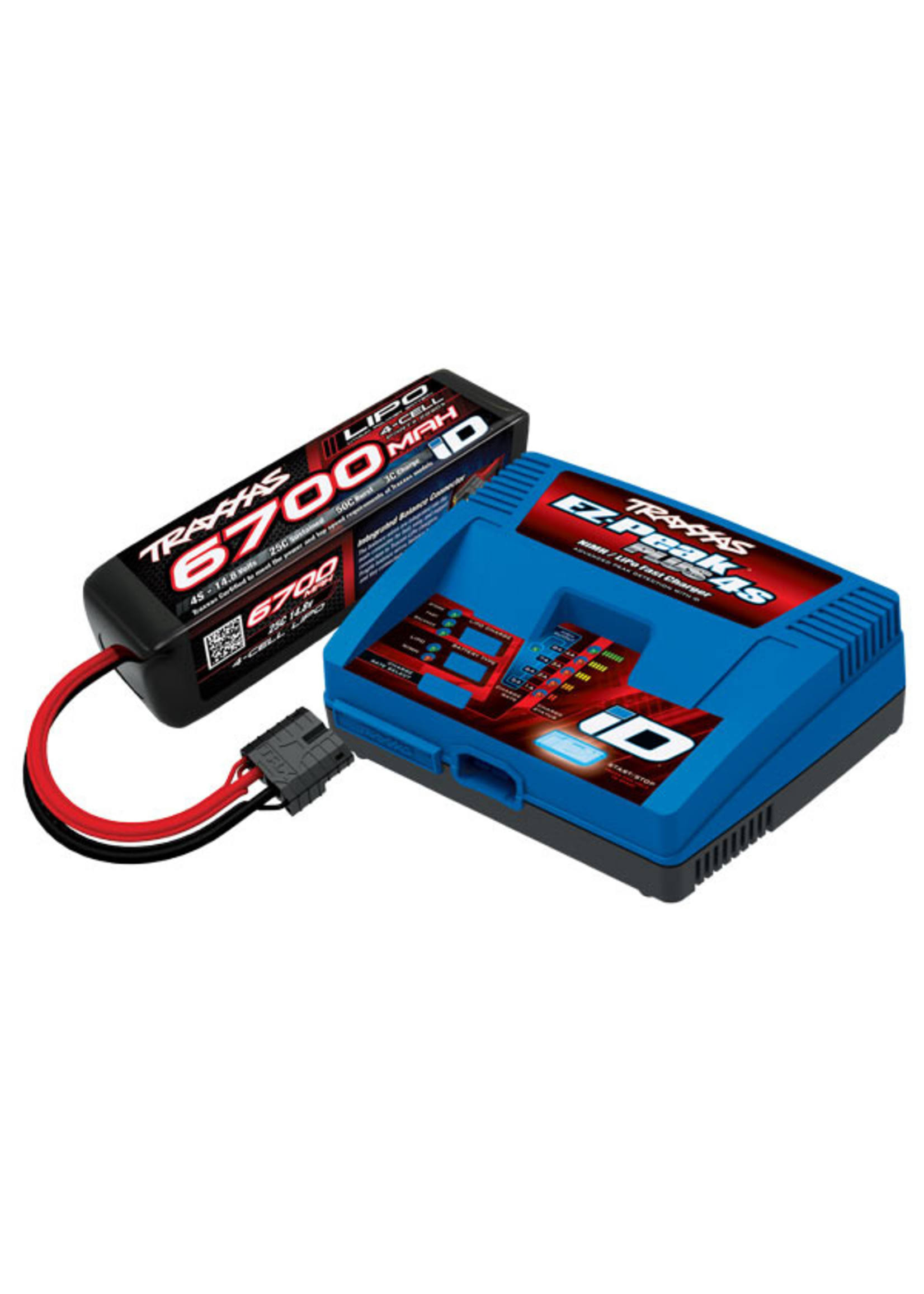 Traxxas 2998 4S Lipo 25C 6700mAh Battery/Charger Completer Kit
