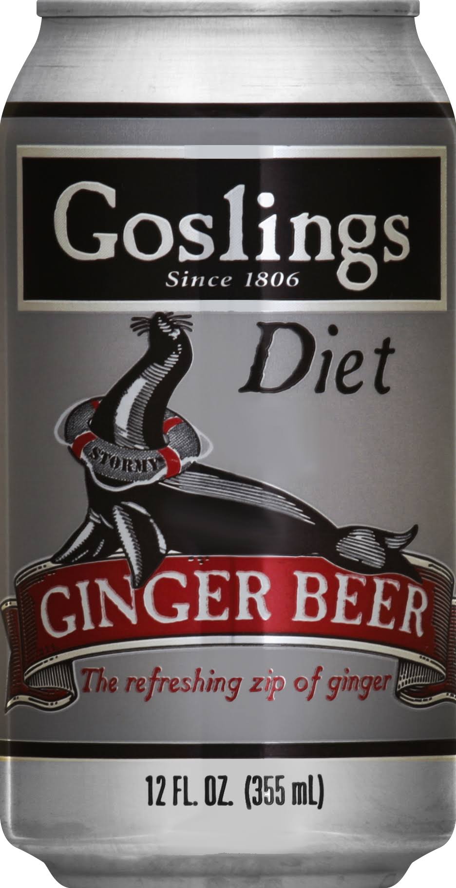 Gosling's Diet Stormy Ginger Beer - 24x12 Oz
