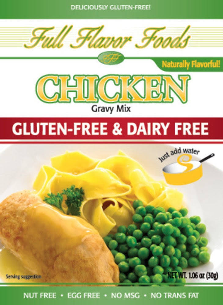 Full Flavor Foods Gravy Mix, Gluten-Free & Dairy Free, Chicken - 1.06 oz